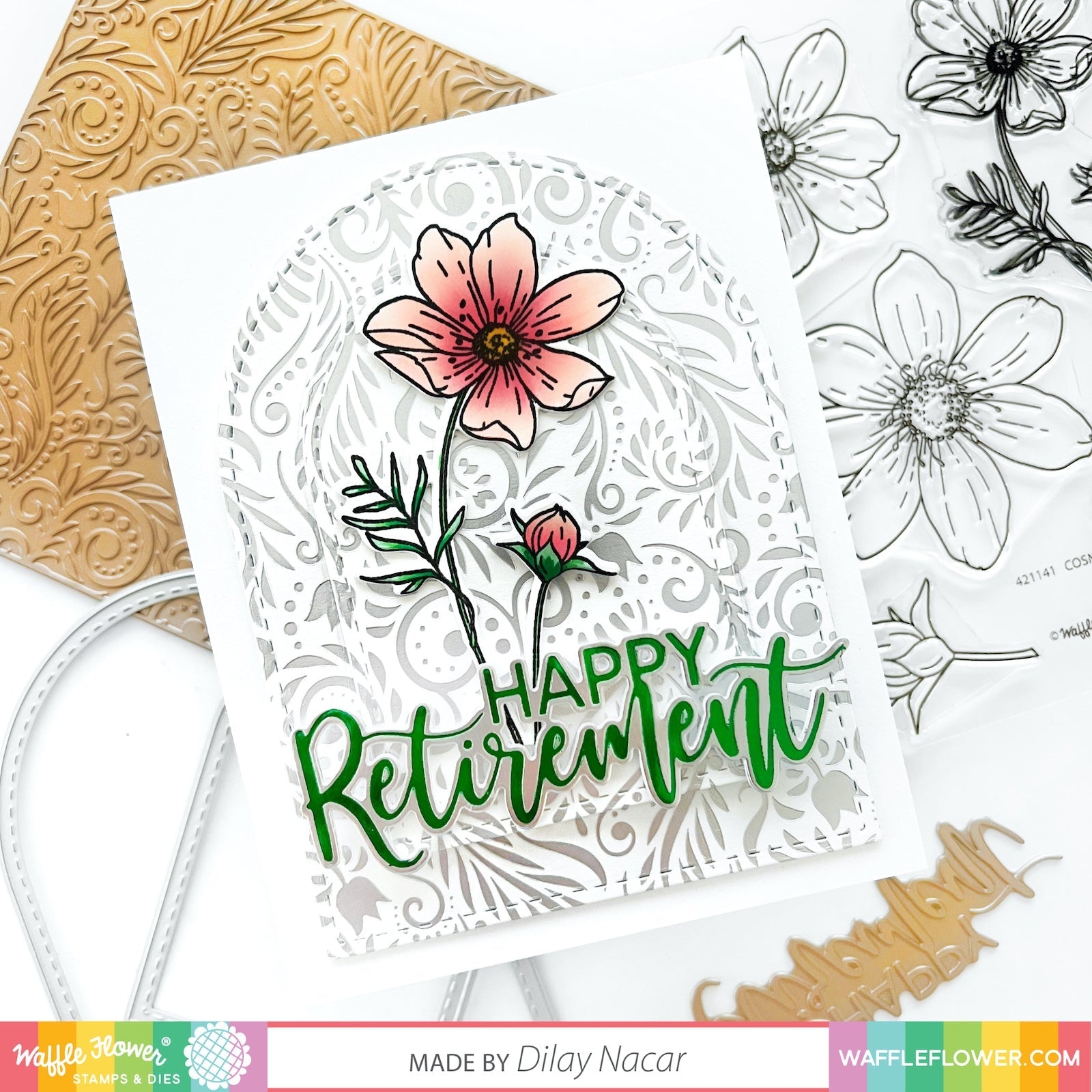 Happy Retirement Duo Foil Plate