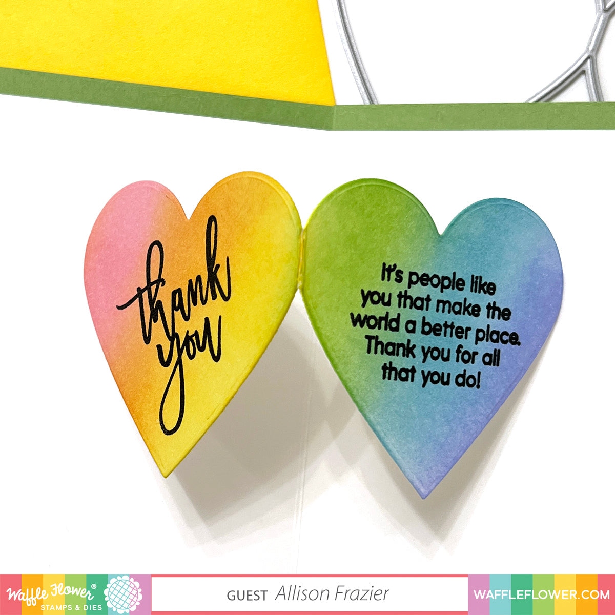 Inside Sentiments Thank You Stamp Set
