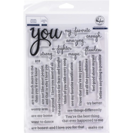 Clear Stamp Set 6"X8" You - Simply Sentiments