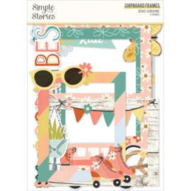 Boho Sunshine Chipboard Frames