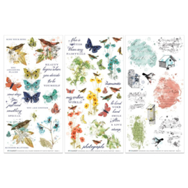 Birdsong Rub-On Transfer Set Blendable