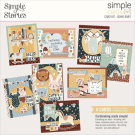 Boho Baby Simple Cards Card Kit