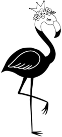 Wooden Stamp Flamingo