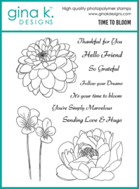Time to Bloom Stamps