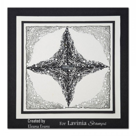LAV884 River Root Corner Small Stamp