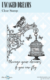 Uncaged Dreams Clear stamp