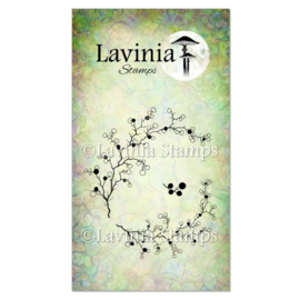 LAV568 Berry Wreath with Mini Berries Stamp