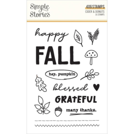 Cider & Donuts Clear Stamps