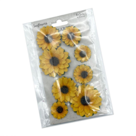 Sunflower Paper Flowers Amber