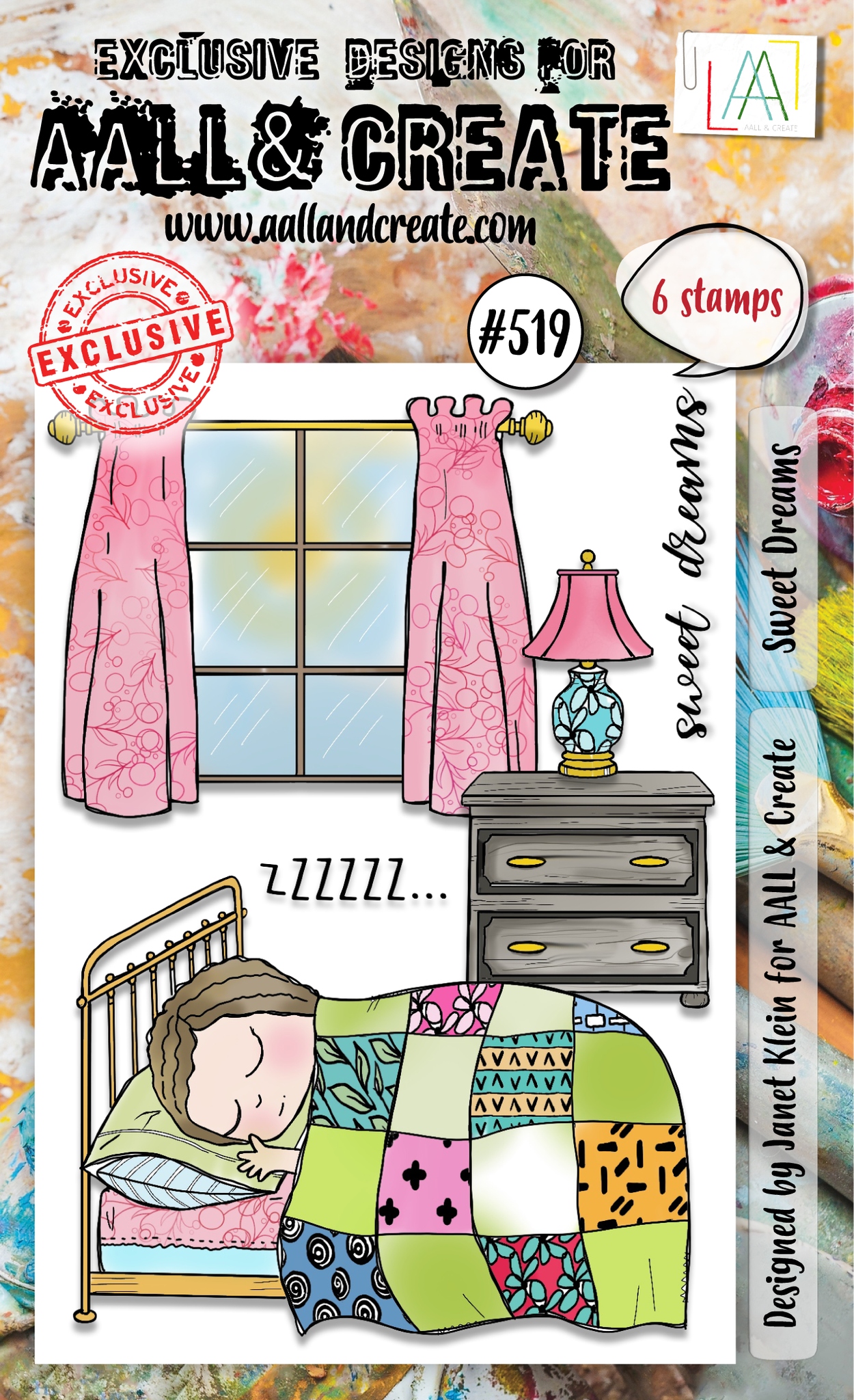 #0519 Sweet Dreams A6 Clear Stamp Set
