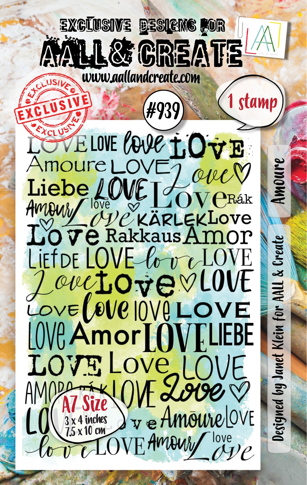 #0939 Amour A7 Stamp Set