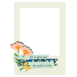 Happy Travels Chipboard Frames