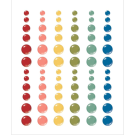 Color Vibe Enamel Dots Embellishments Bolds