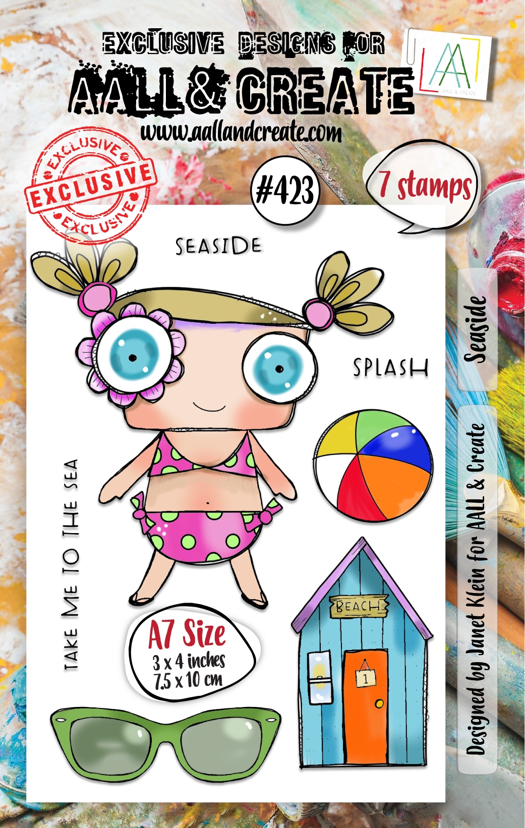 #0423 Seaside A7 Clear Stamp Set