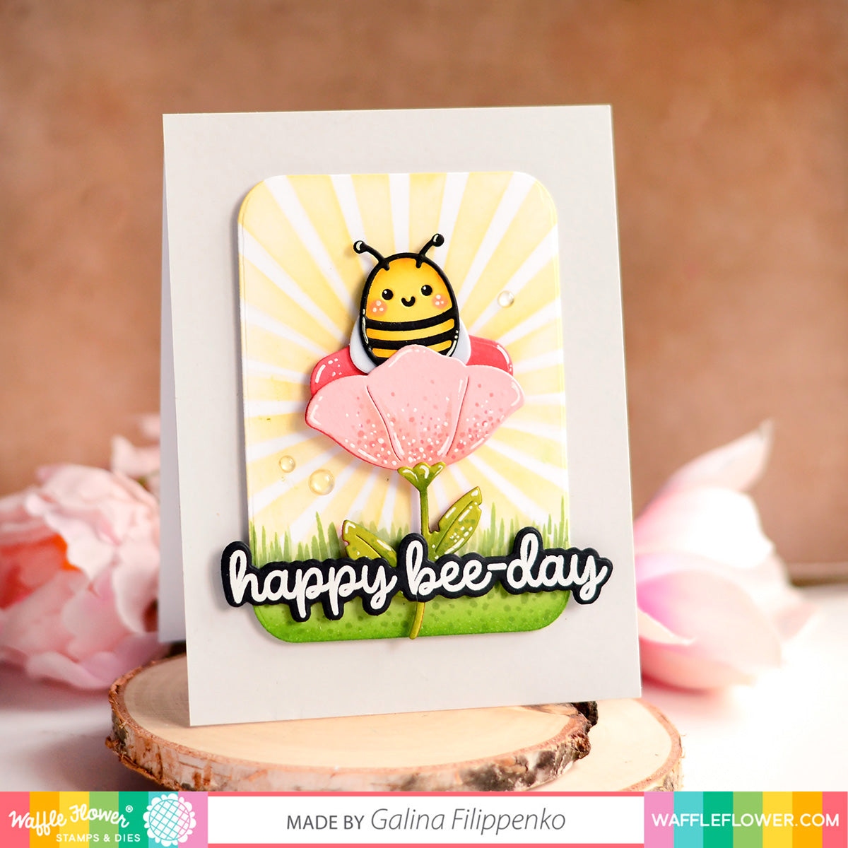 Happy Bee Day Matching Die