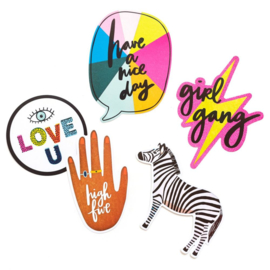 Brave & Bold Vinyl Stickers