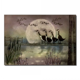 LAV279 Gaggle of Geese Stamp