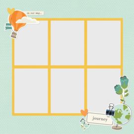 Happy Travels Simple Page Pieces