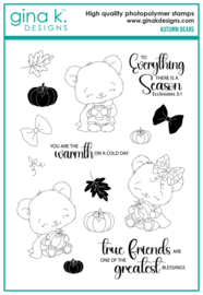 Autumn Bears Stamps