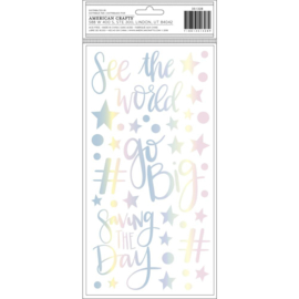 Sparkle City Thickers Stickers