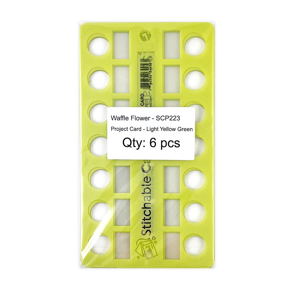 SC Project Card - Light Yellow Green - 6pc