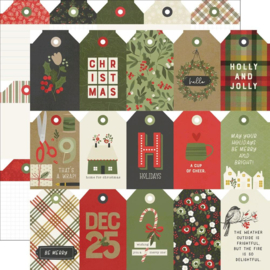The Holiday Life Tags Elements