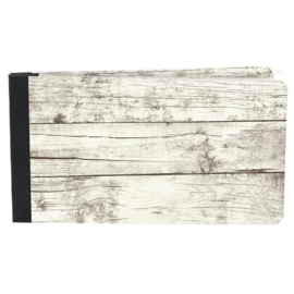 Whitewashed Wood Flipbook 4"X6"