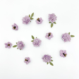 Florets Paper Flowers Soft Lilac