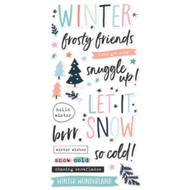 Winter Wonder Foam Stickers