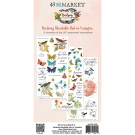 Birdsong Rub-On Transfer Set Blendable