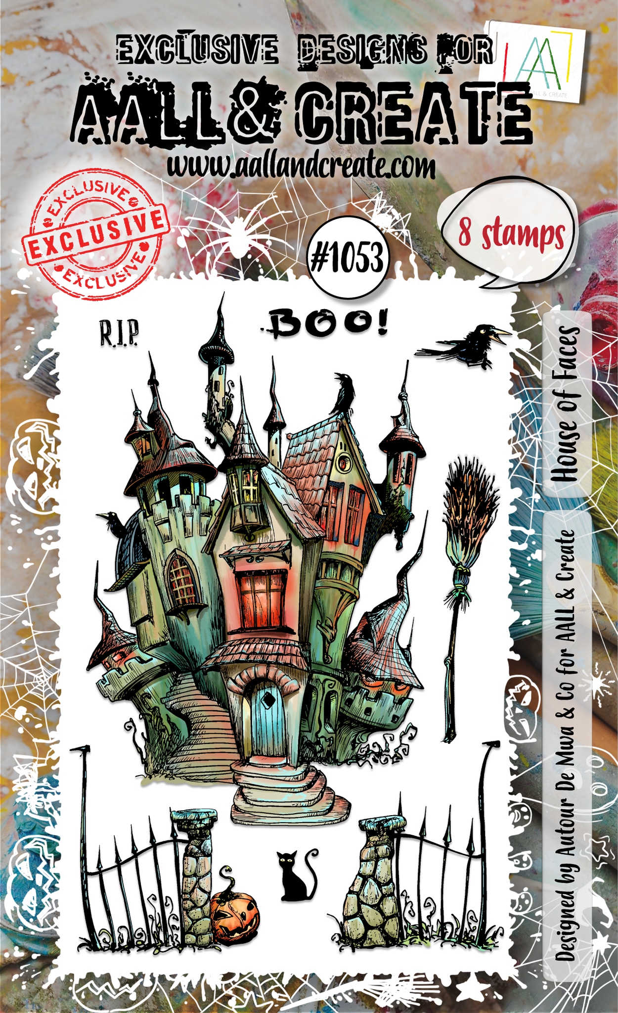 #1053 House Of Faces A6 Stamp Set