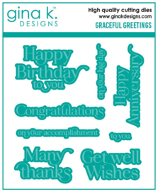 Graceful Greetings Die