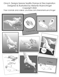 Serene Sea Life Stamps