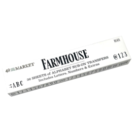Farmhouse Rub-On Transfer