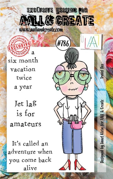#0786 Travel Dee A7 Clear Stamp Set