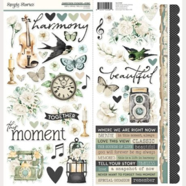 Vintage Timeless Harmony Icon Cardstock Stickers