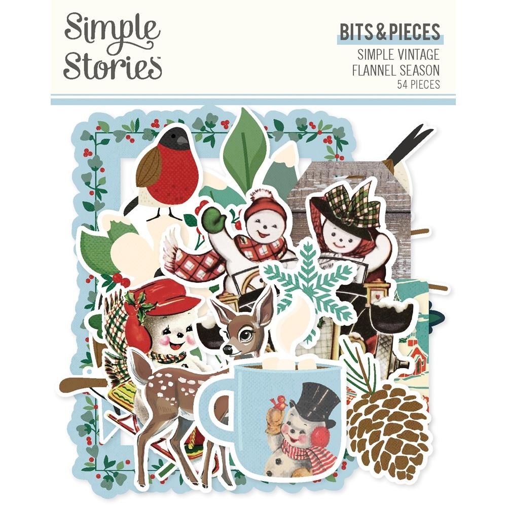Flannel Season Bits & Pieces Die-Cuts Elements