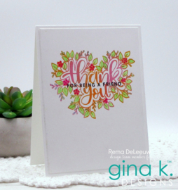 Thankful Greenery MINI Stamps