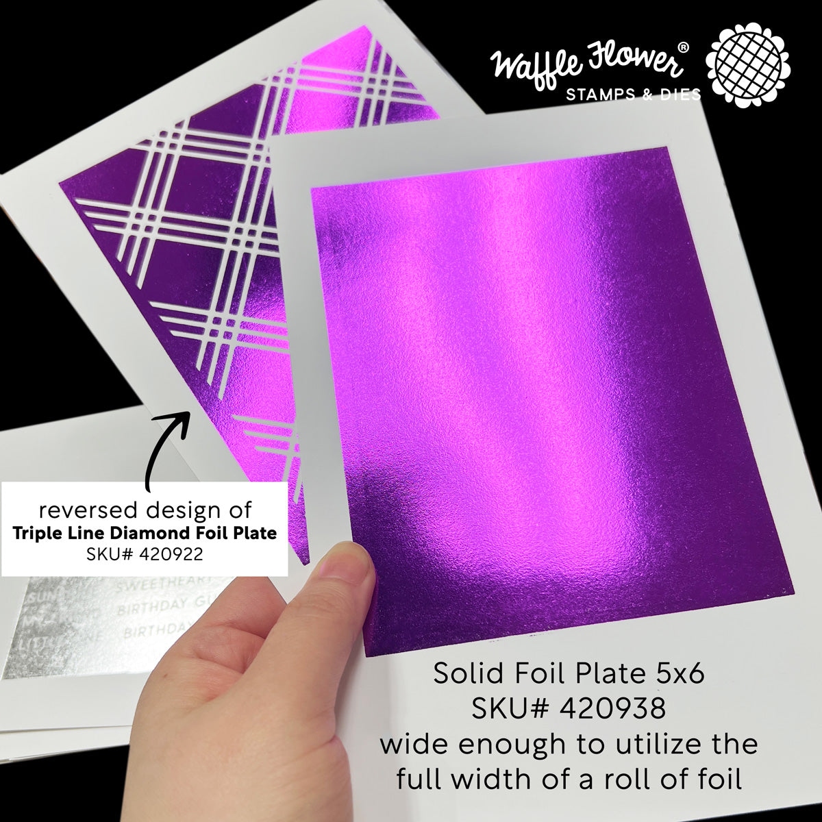 Solid Foil Plate 5x6