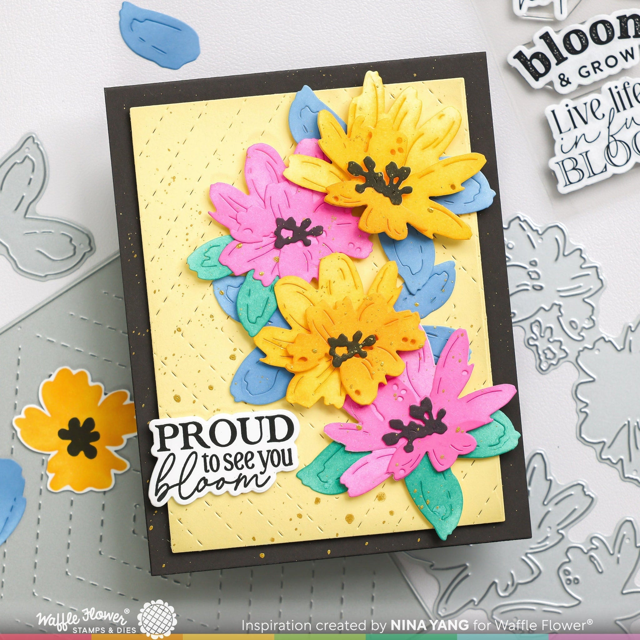 Full Bloom Sentiments Matching Die