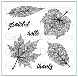 Skeleton Leaves MINI Stamps