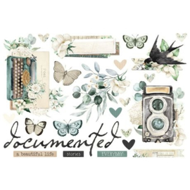 Vintage Timeless Harmony Simple Page Pieces Die Cuts