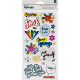 Brave & Bold Thickers Stickers Be Bold
