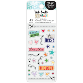 Cut & Paste Puffy Stickers Icons