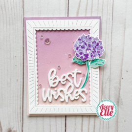 Layered Hydrangea Clear Stamp Set