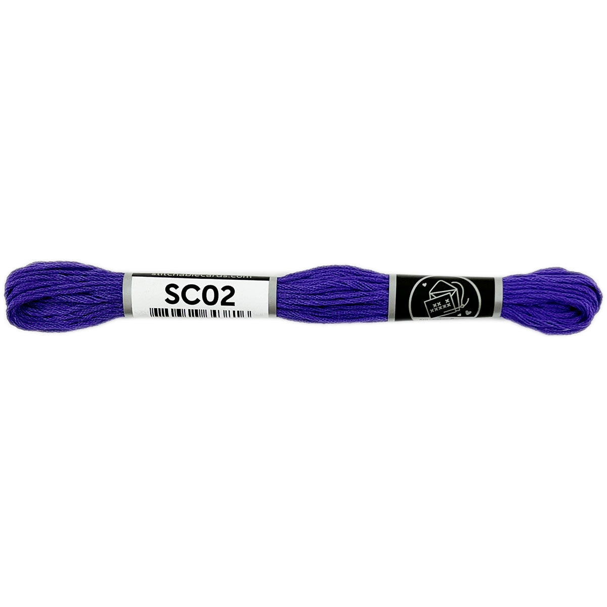 SC02 Embroidery Floss - Dark Violet 5/pk