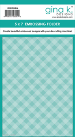 Gingham Embossing Folder