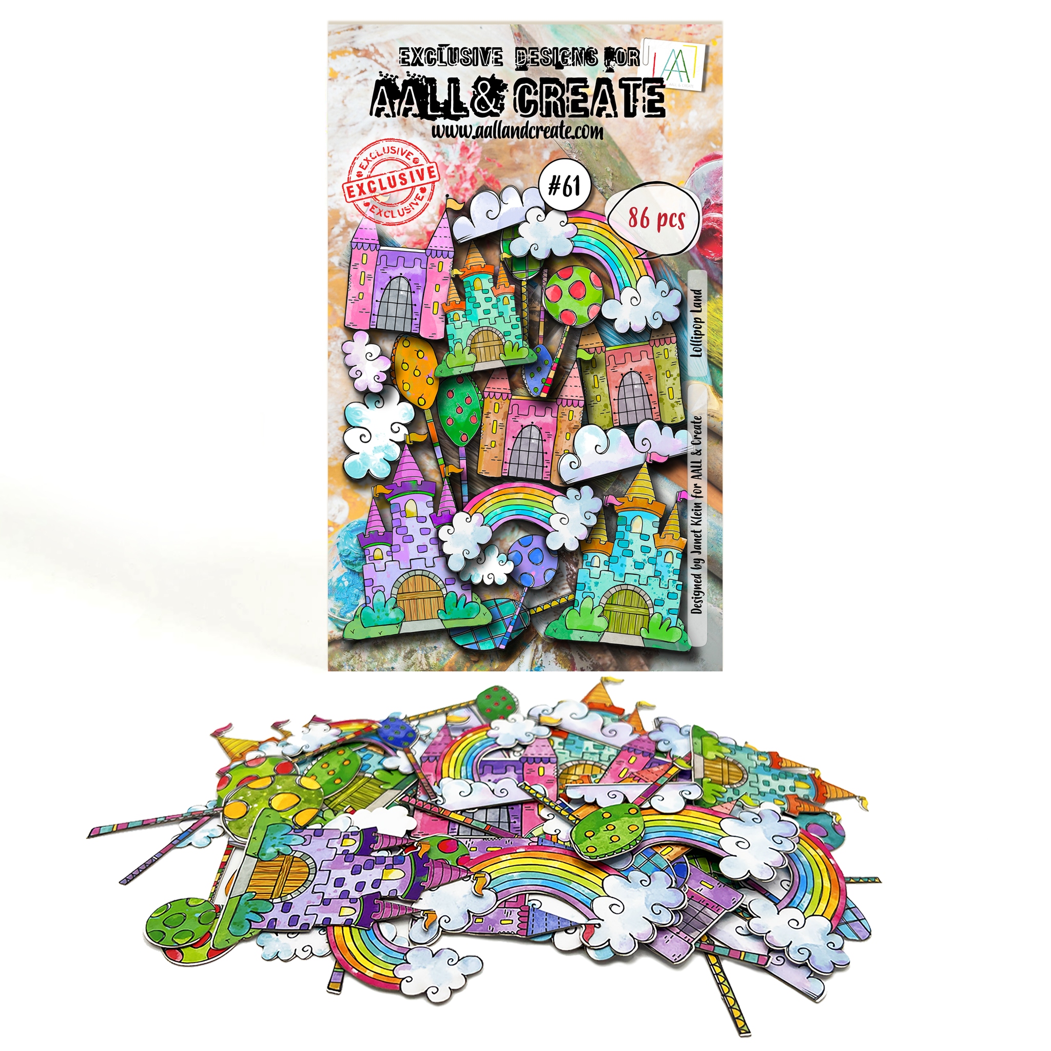 #061 Lollipop Land Ephemera Die Cuts