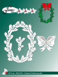 Cutting & Embossing Dies Holly Wreath