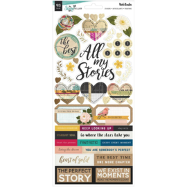 Storyteller Cardstock Stickers Accents & Phrases